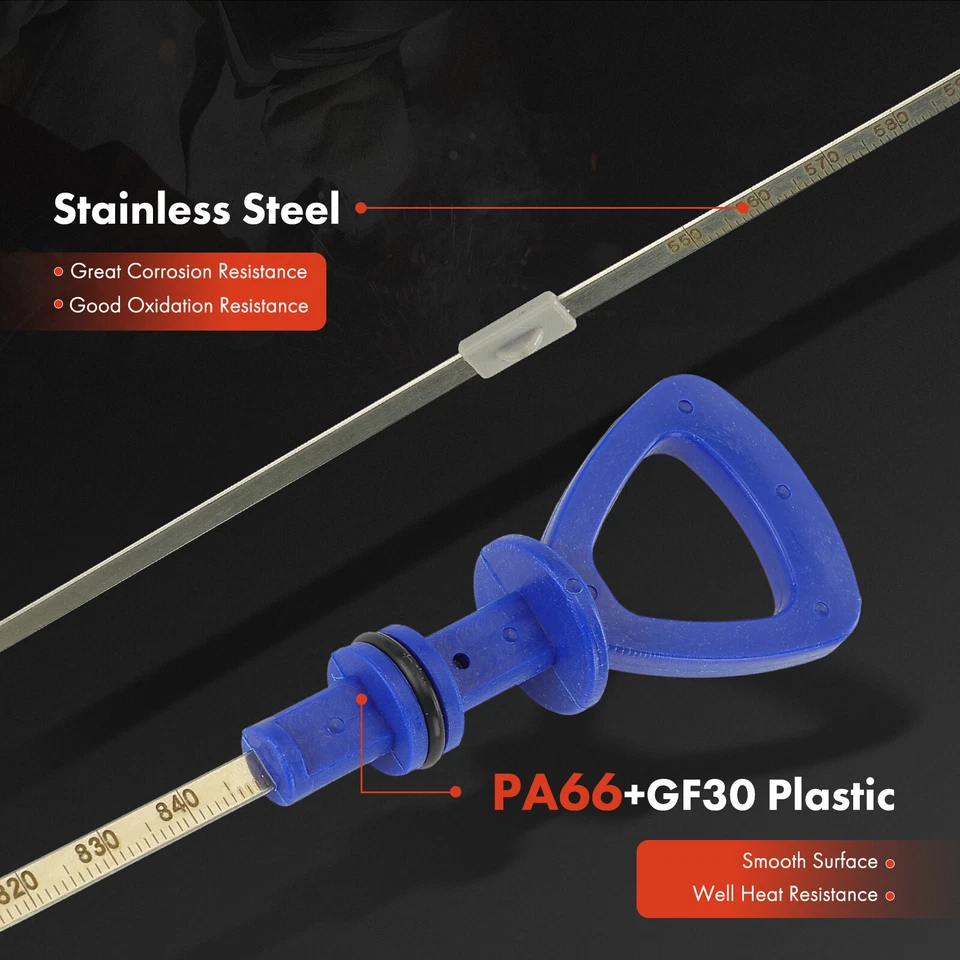 Varilla de medición de aceite de motor para Mercedes-Benz C240 C320 E320 SL55 AMG SLK55 AMG 34,84 pulgadas Foto 3 de 4