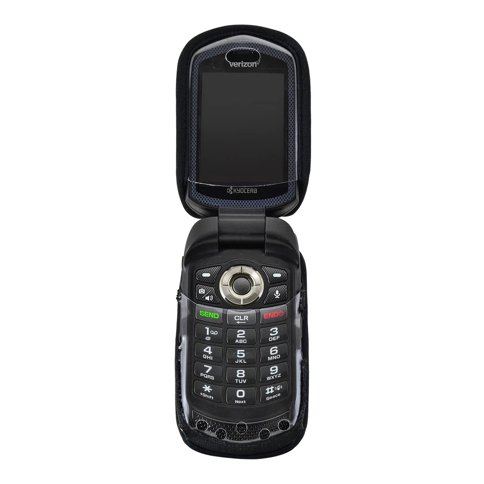 Coldre DuraXV LTE Verizon E4610 CAIXA AJUSTADA preto nylon removível clipe de cinto - Imagem 4 de 4