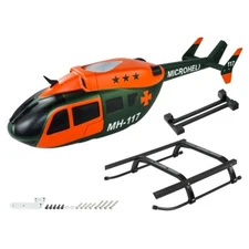 Microheli Airbrush Fiberglass EC145 Scale (GR) - GOOSKY S2