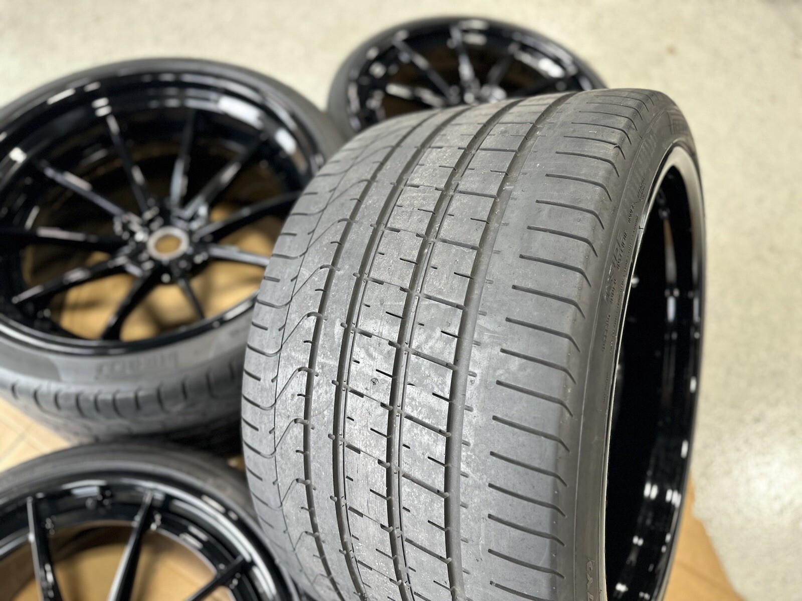 ANRKY AN38 3-Piece Forged Wheels for PAGANI HUAYRA with Tires CUSTOM ONE-OF-ONE!