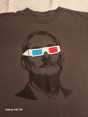 MURRAY CHRISTMAS! *NEW* Classic Bill Murray 3D Glasses Shirt XL - Very RARE!