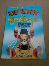 Dennis the Menace - 5 Knitting Patterns - Intarsia - 1998