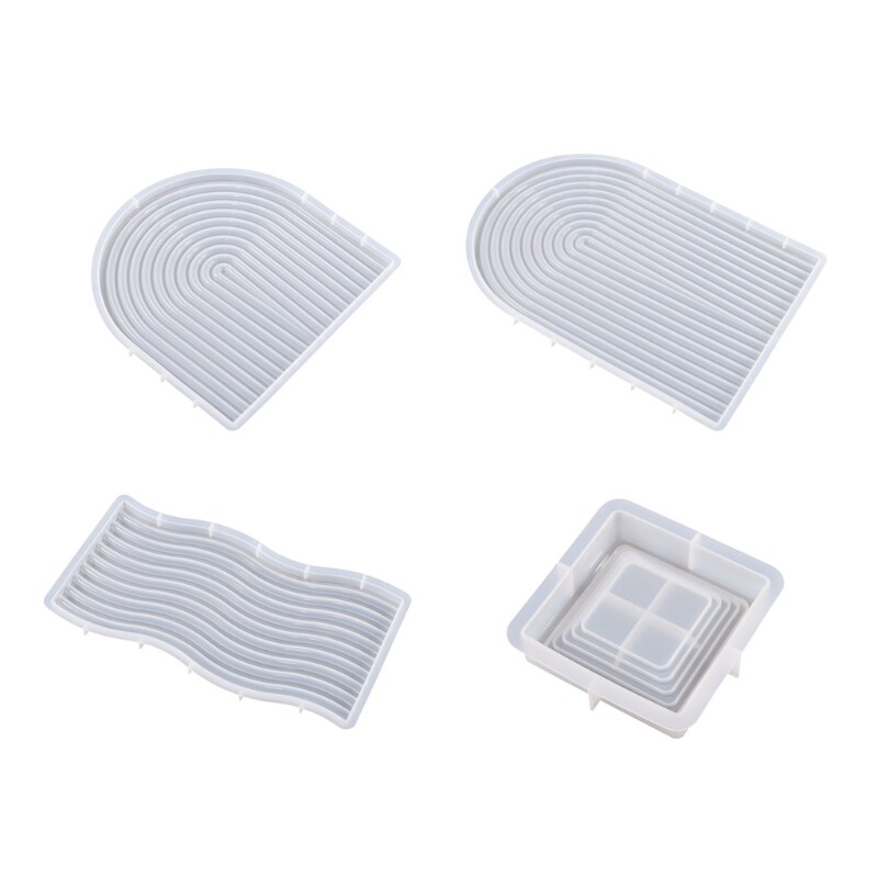 Silicone Jewelry Box Mold for DIY Epoxy Resin Trays
