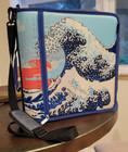 Case It 3 Ring Binder Featuring the Japanese Art “The Great Wave by Hokusai — photo 4