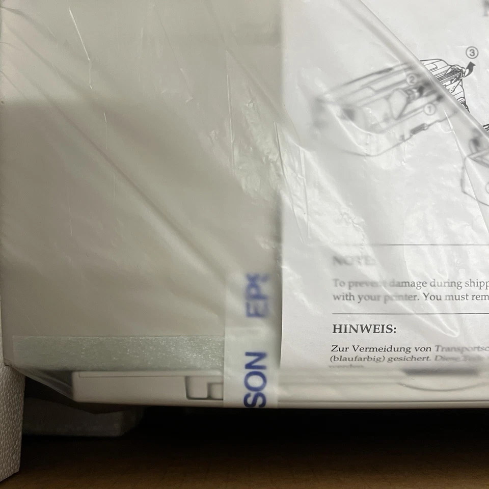 Epson Stylus Color 600 Ink Jet Printer Open Box Original Inks Parallel Port 1997 - Image 4 of 4