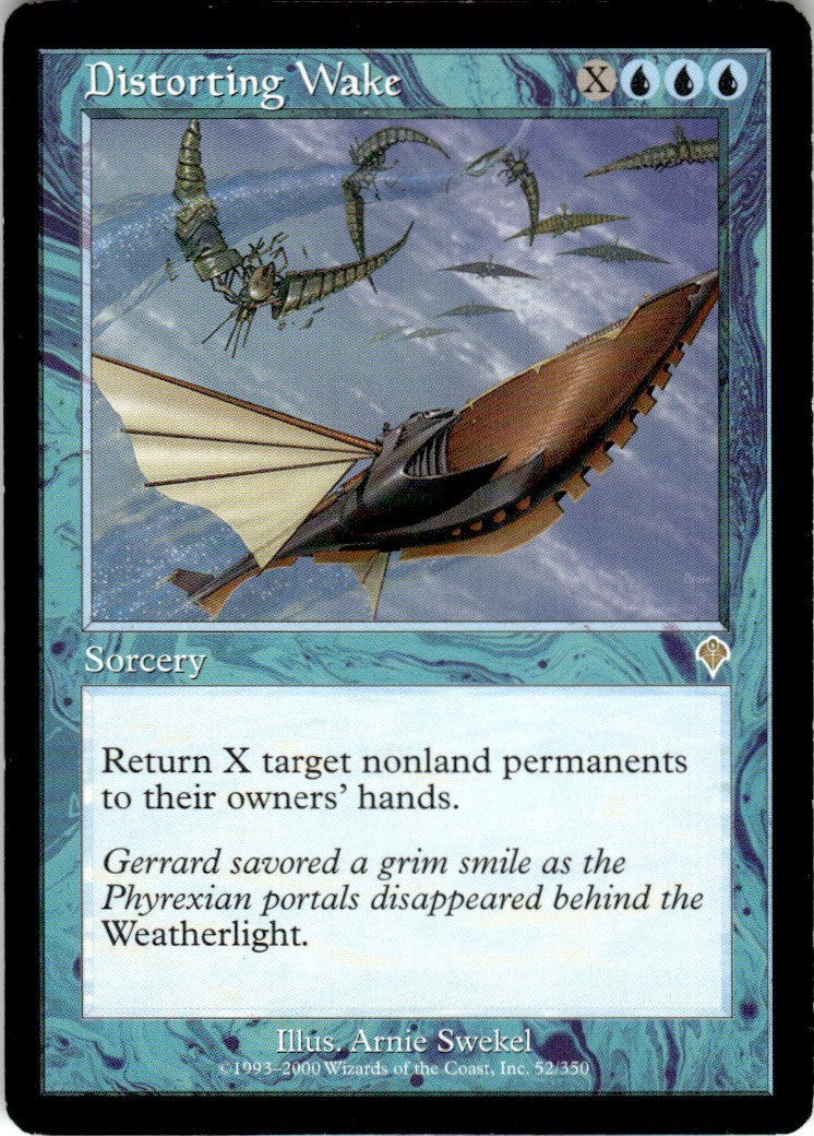 2000 Invasion Magic The Gathering Distorting Wake 52/350 LP