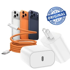 For iPhone 17 16 15 Pro Max Air USB-C Fast Charger Type C Charging Nylon Cord