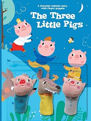 Three little pigs (A fairy tale bedtime story with fingerpuppets