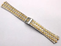 Omega Bracelet Vintage Ref. 1418/070 Steel and Gold Seamaster Quartz cal. 1430