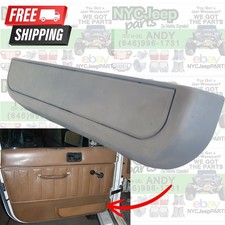 Full Door Interior Panel Storage Bin Map Pocket Oem Jeep Wrangler Yj 81-95 Cj7