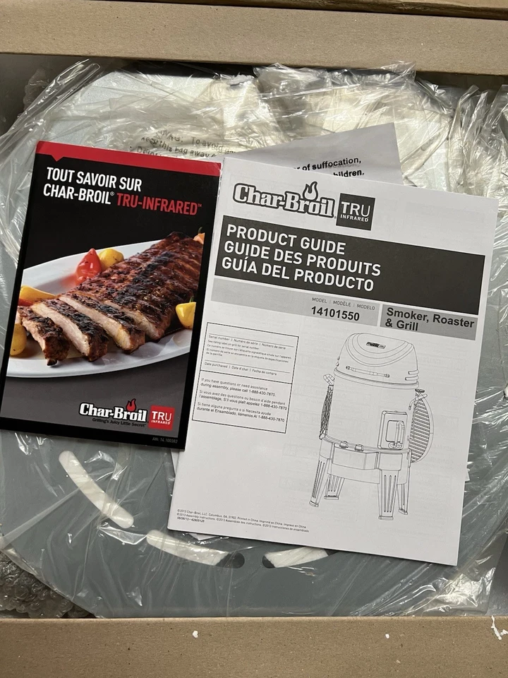 Charbroil The Big Easy TRU-Infrared 3-in-1 Smoker, Roaster & Gas Grill, Black - Image 4 of 4