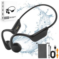Swimming Headphones - IPX8 Waterproof, Bone Conduction, Wireless Bluetooth 5....
