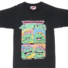 VINTAGE TEENAGE MUTANT NINJA TURTLES 1990 TEE SHIRT SMALL MADE IN USA
