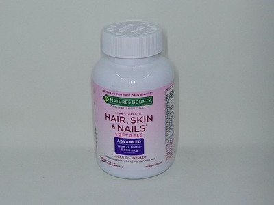 Nature's Bounty Optimal Solution Hair Skin & Nails Advanced 150 Ct, Exp 3/2027