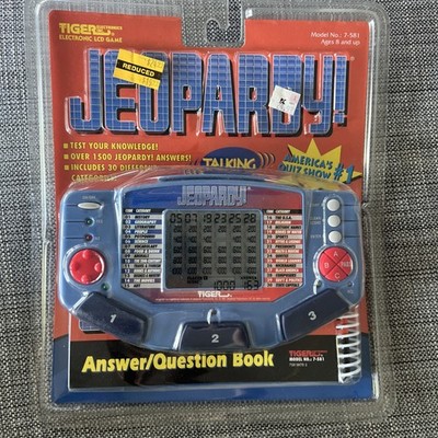 NIP Talking JEOPARDY! Electronic Hand-Held Game Tiger Electronics 1997 7-581
