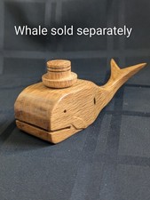 Handcrafted Top Hat For Puzzle Whale, Red Oak
