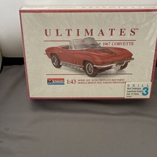 Monogram 1967 Corvette 143 Unassembled Model Kit Red Photo-etched Parts