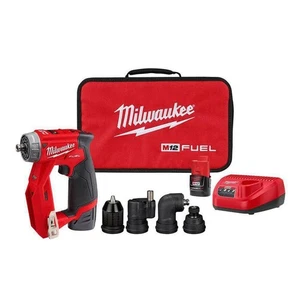 Milwaukee M12 FUEL 12V Brushless Cordless 4-in-1 3/8 in. Drill Driver Kit