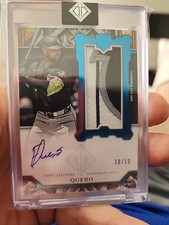 2025 Transcendent Edgar Quero Rookie Showcase Patch Auto Variation 10/10