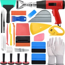 Vinyl Wrap Kit w/Hot Air Gun, Automotive Wrap Kit,Window Film Installation Tools