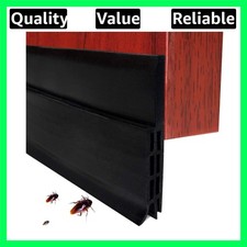 Adhesive Under Door Sweep Weather Stripping Soundproof Rubber Bottom Seal Str...