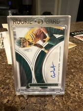 2022 CHRISTIAN WATSON IMMACULATE Introductions /99 Autograph ROOKIE