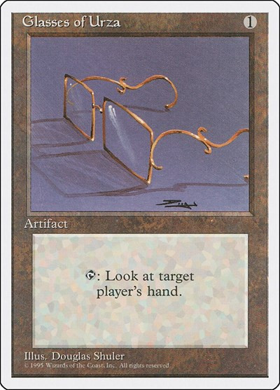 Glasses of Urza    MTG  NM Fourth Edition