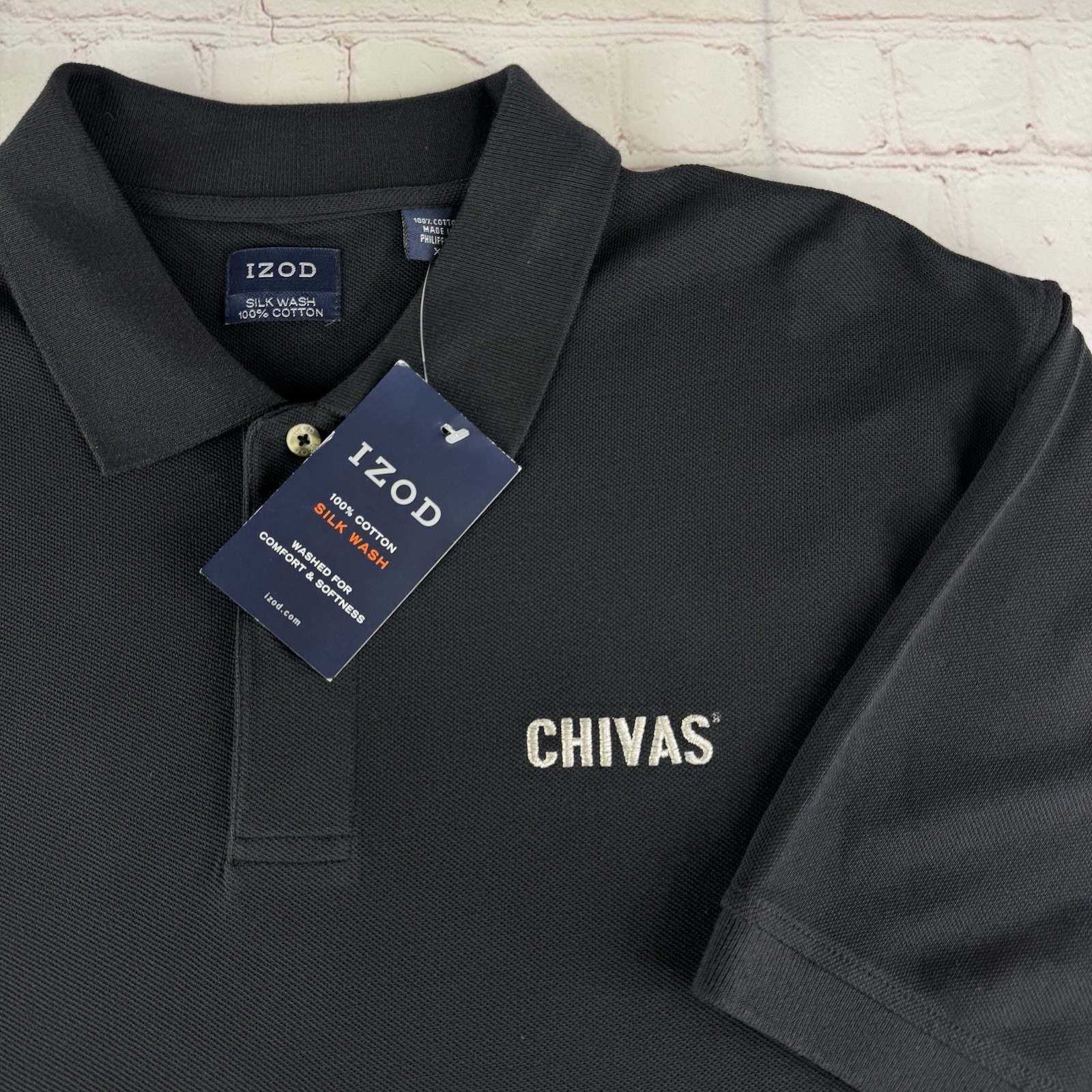 Izod Silk Wash x Chivas De Guadalajara Mexico Soccer Polo Shirt Size Men's XL