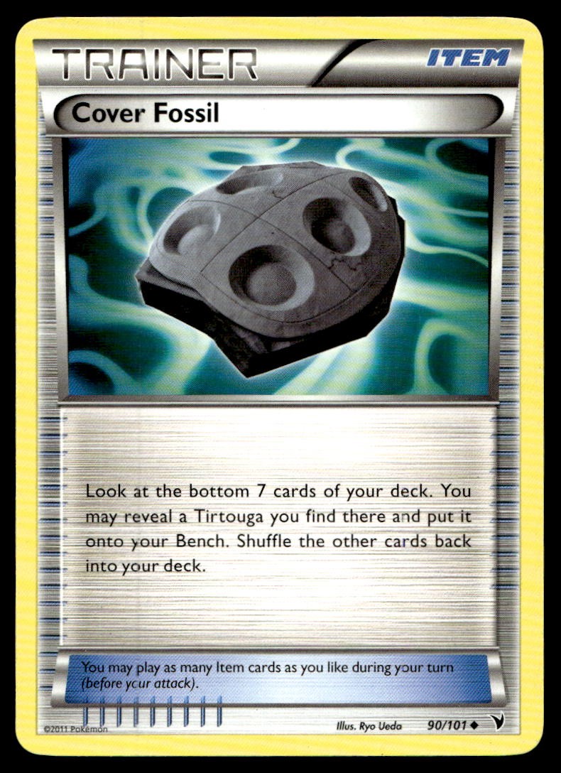 LP Cover Fossil [Noble Victories 90/101] Uncommon Pokemon TCG