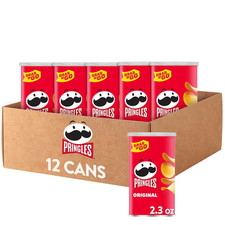 Pringles Potato Crisps Chips, Lunch Snacks, Office and Kids Snacks, Grab N' Go,