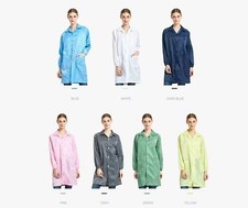 ESD Anti-Static Premium Lab Jacket Coat Unisex S-7XL Unisex Smock Clothes