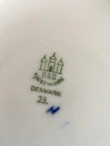 Bing and Grondahl Empire Deep Plate No. 23 - Picture 2 of 6