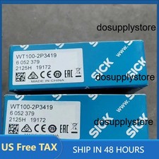 1PCS NEW Unopened Sick WT100-2P3419 Photoelectric Sensor WT1002P3419 Fast Ship