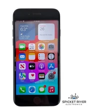 Apple iPhone SE 2nd Gen. A2275 64GB Unlocked Black iOS Smartphone - READ