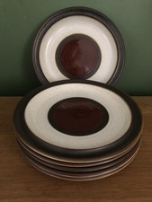 Denby Potters Wheel  Dinner Plates 25.5 cm  X6