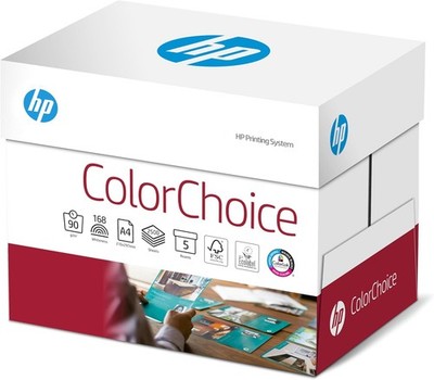 HP ColorChoice CHP750 Farblaserpapier ungestrichen A4 Karton 5x500 Blatt