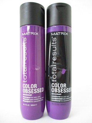 MATRIX TOTAL RESULTS COLOR OBSESSED SHAMPOO & CONDITIONER 10.1 oz (see note).