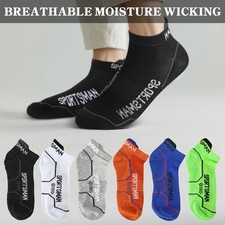 Men's Cotton Sports Ankle Quarter Athletic Socks Low Cut Socks Breathable Socks