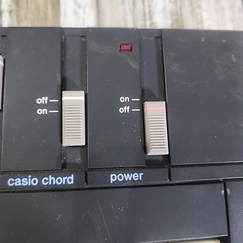 VTG Casio PT-100 Electronic Keyboard Synth Piano + Adapter WORKS (Missing Cover) - Picture 5 of 14
