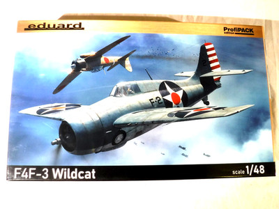 1/48 Eduard US Navy Grumman F4F 3 Wildcat ProfiPACK Markings 4/6 Ver # 82201