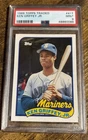 1989 Topps Traded  #41T Ken Griffey Jr Mariners Rookie Card PSA 9 Mint