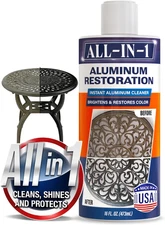 All-In-1 Aluminum Cleaner & Restoration Solution – Made in USA, Restores Faded P
