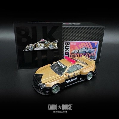 Kaido House BLK LTD Nissan Skyline GT-R R34 Police KHMG132 Sealed