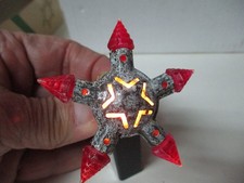 1930s C-6 KRISTAL STAR Christmas Light - Red Points