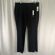 New Liverpool Kelsey Flare Trouser Women's 16x33 Black Front Pockets