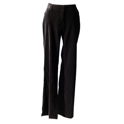 Cache Black Velvet Dress Jean New Stretch 5 Pocket Style Pants New $138 NWT