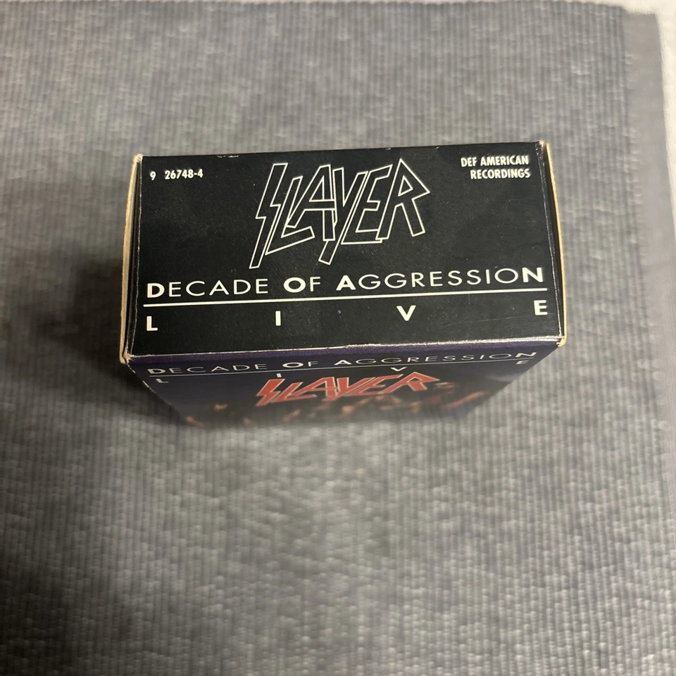 Slayer: Decade of Aggression Live - Double Cassette Tape Set w/ Box & Booklet - Image 4 of 4