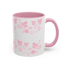 Retro Pyrex Gooseberry Mug - Vintage Pyrex Pink Coffee Cup