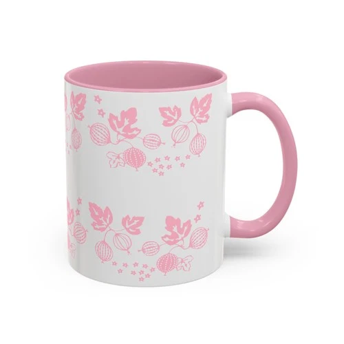 Retro Pyrex Gooseberry Mug - Vintage Pyrex Pink Coffee Cup