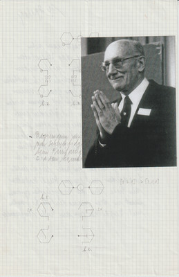 Nobelpreisträger Vladimir Prelog, orig geschriebene Seiten, A4